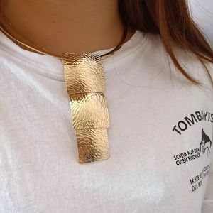 Trendy Boho Geometric Necklace Set With Earrings